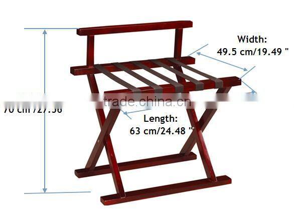 GZ Max M-7 folding wood luggage rack