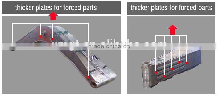 Excavator boom and stick