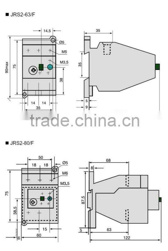 3UA-61 GKJRS2 Thermal Overload Relay