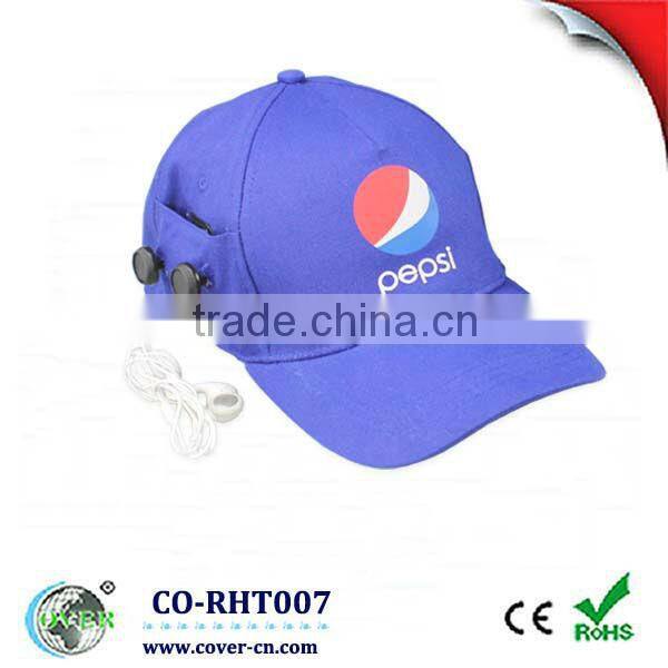 2014 world cup the hotest sale hat with Mp3 player
