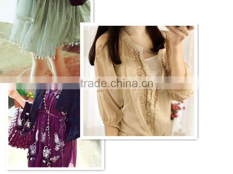 APR469 fashion sequin voile braid trim underwear and underpants braids