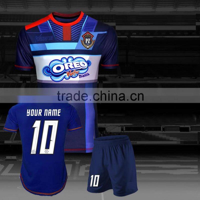 2016 hot sale newerst design sublimation football wear