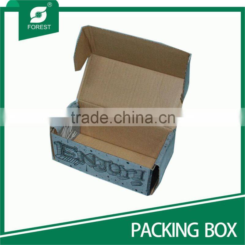 CUSTOM PRINTING PACKING BOX FOR GLASS BOTTLE