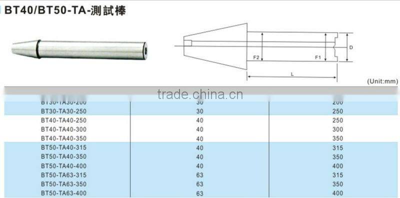 BT Standard Spindle Test Arbors