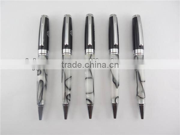 2014 Excellent Designed Metal Twist white new Acrylic Ball Pen
