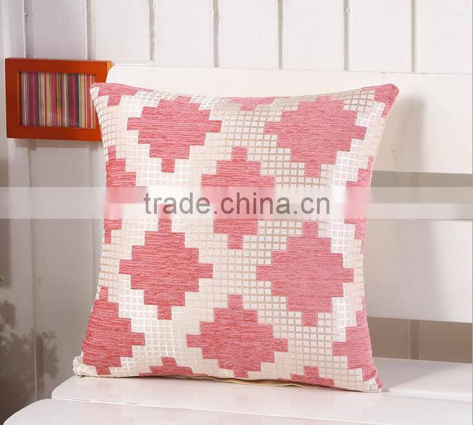 New pattern colorful chenille sofa chair cushion covers, pillow cover