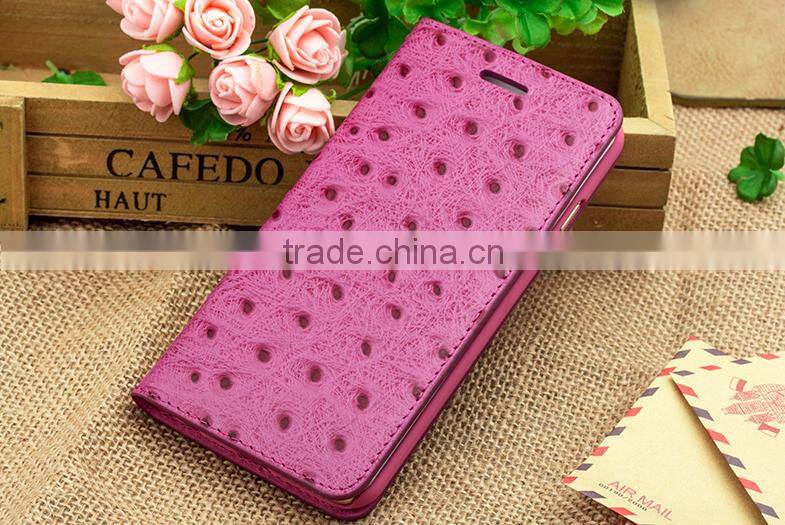 Sexy Purple Mobile Phone Case Wallet Leather Case With Card Slots For iPhone 6