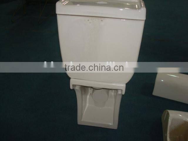 YJ9313A Bathroom Ceramics S-trap 250mm Two pcs toilet /WC/Water closet