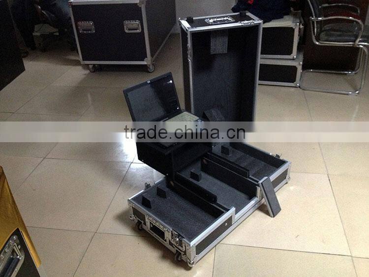 EVA inner large aluminum shockproof TV flight case