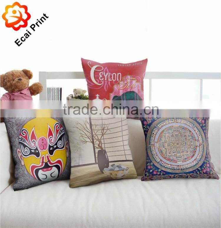 comfortable special polyester digital printing Cushion Cover with pattern