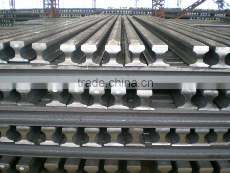 Cheapest perforated 55Q,50Q,Q235 30 Kg/m light steel railway