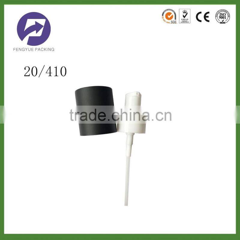 Plastic 20/410 screw lotion dispenser pump with cap