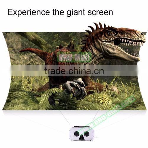 Clearance Sale 1.0 VR Box for 4 to 6 inch Smartphones, DIY Cardboard 3D Video Glasses