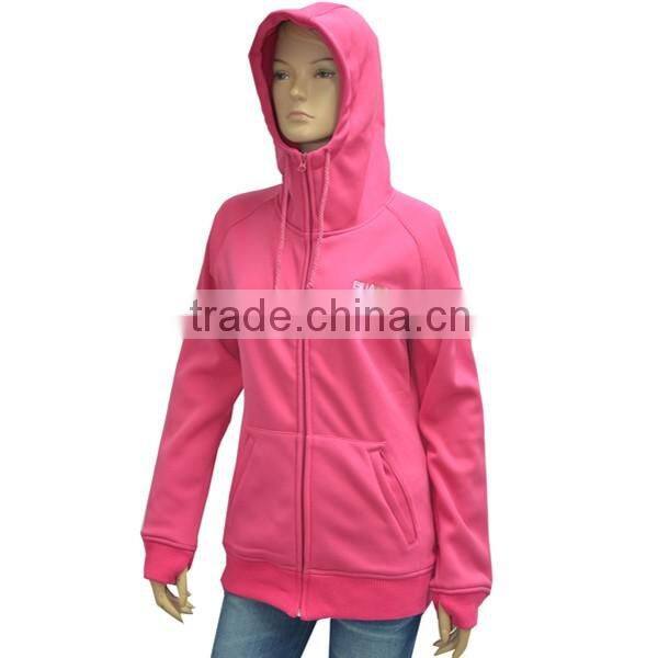 Machine washable battery operated women heated jacket with hood