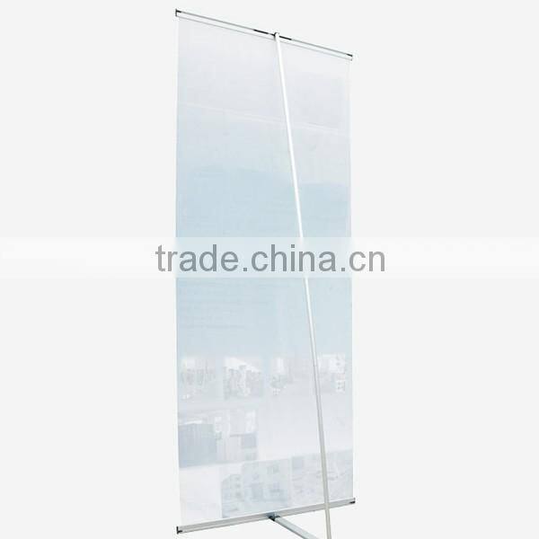 Aluminum single side L banner stand