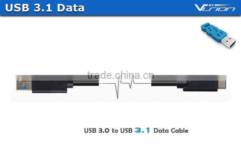 Vision 2016 new product USB 3.1 data cable with type-C connector