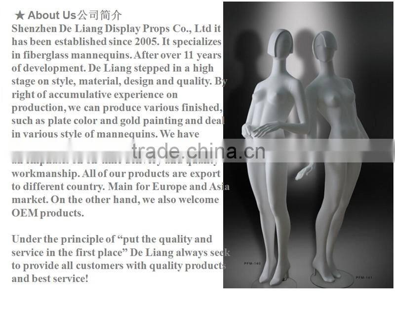 DL801 Male display sport leg knee forms white color silver color matt