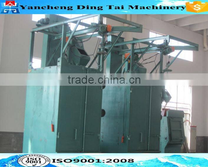 Q37 series hanger type shot blasting machine for frame rust removal
