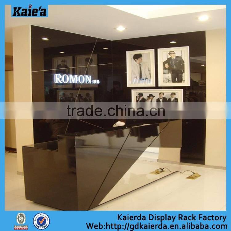 Office front checkout counter/wood checkout counter display furniture store