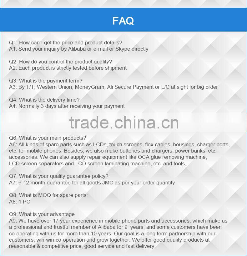 Wholesale mobile phone touch screen digitizer for LG L60