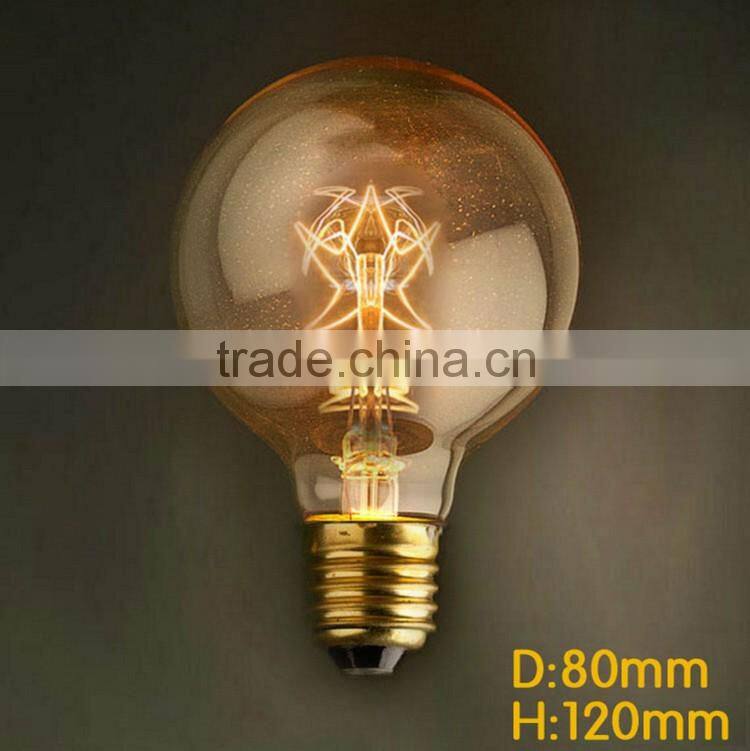 Star Shaped G80 Big Edison Bulb Light 220V 40W Decorative Edison Light