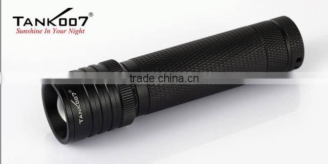Zoom focusing adjustable flashlight tactical holster emergency flashlight 500 lumen TK737
