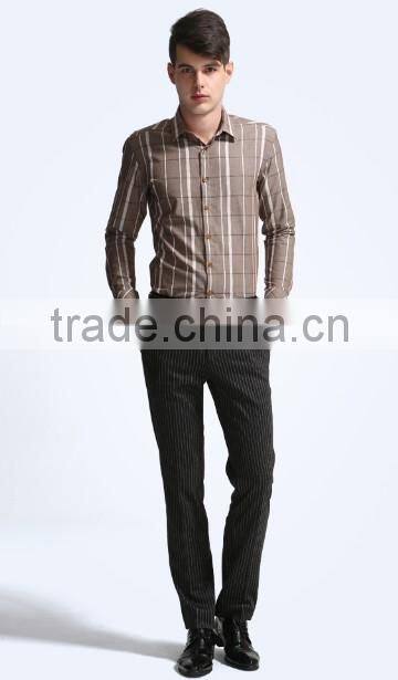 Men's Classical Casual business Cotton plaid shirts