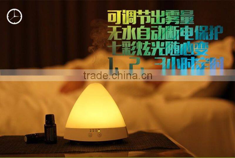 Home Office Living Room Aromatherapy Oil Diffuser With Charming Color Changing Light