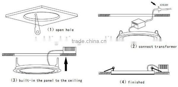 2015 CNTEK Wholesale SMD 2835 15W Ultra slim led downlight