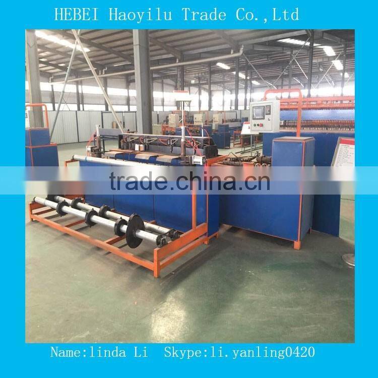 Double Wire PLC Control Chain Link Fence Machine