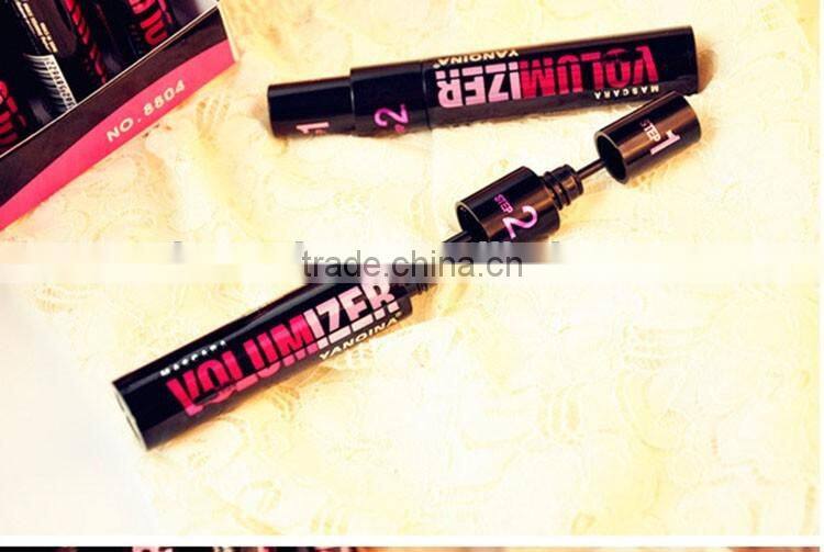 magic 2 in 1 brush volume mascara for longer and darker eyelash mascara tube