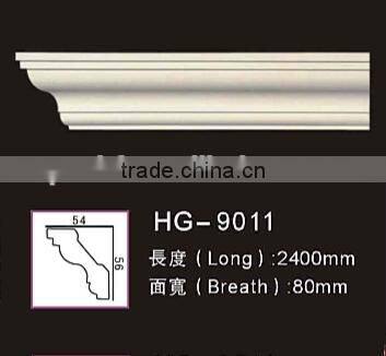 2016 Modern decorative material PU molding in plain style