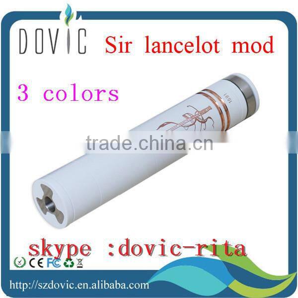 Tobeco newest innovation 18650/18350/18500 sir lancelot mod copper pin white /black sir lancelot mod