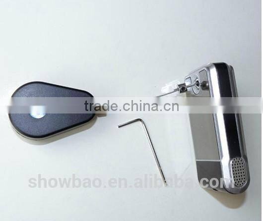 Anti-theft pull box / cable retractor / recoiler / security tether