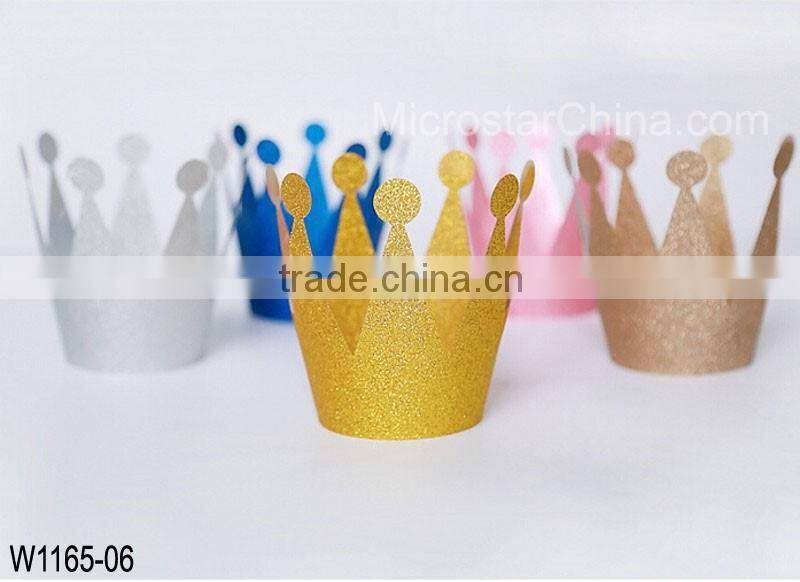 5-Color Of Plastic Birthday Party Prince Princess Crown Cap For Christmas Halloween April Fool's Day Children's Day