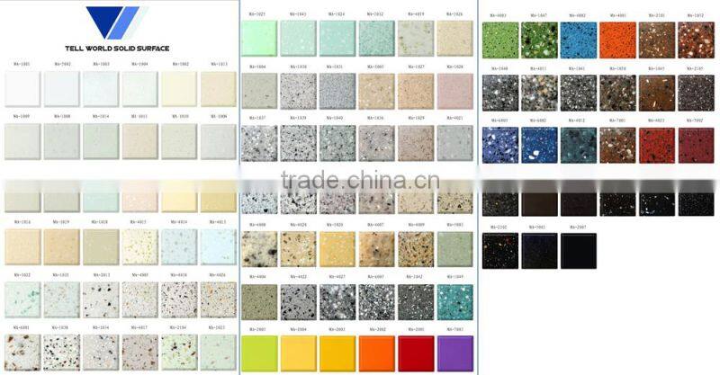 Acrylic Solid Surface Sheets Resin Stone Wall Panels