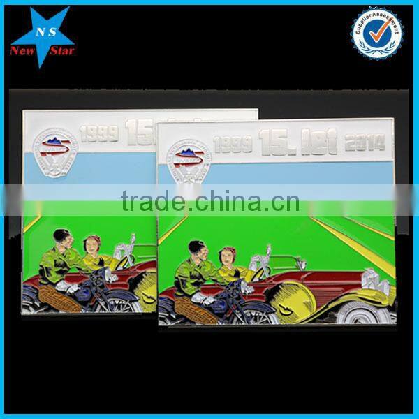 Metal lapel pin badge