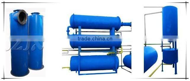 Higher oil rate tyre/rubber pyrolysis to oil machinery with safety