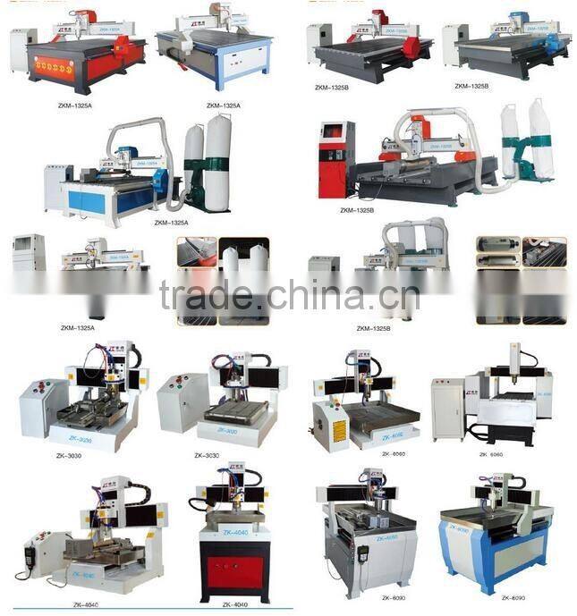 Cheap PCB CNC Router 600*600*100mm With 1.5KW Spindle&Linear Round Guide Rail ZK-6060