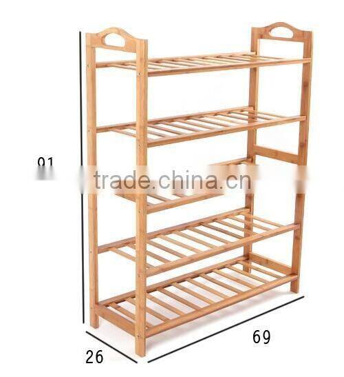 Brief Bamboo shoes rack