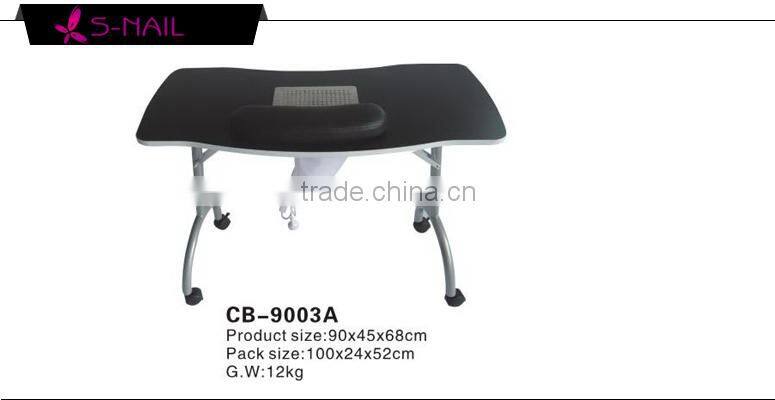 HOT portable nail manicure Table, nail art table with dust collector