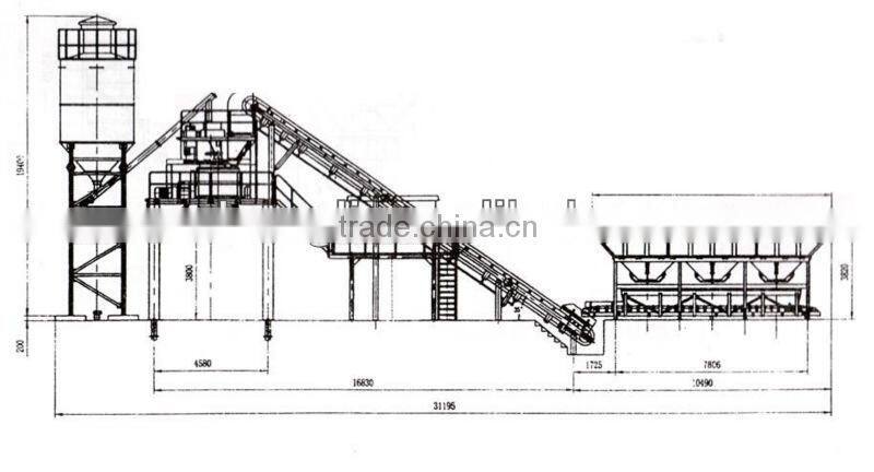 2016 Concrete Batching Machine HZS60(60M3/H)