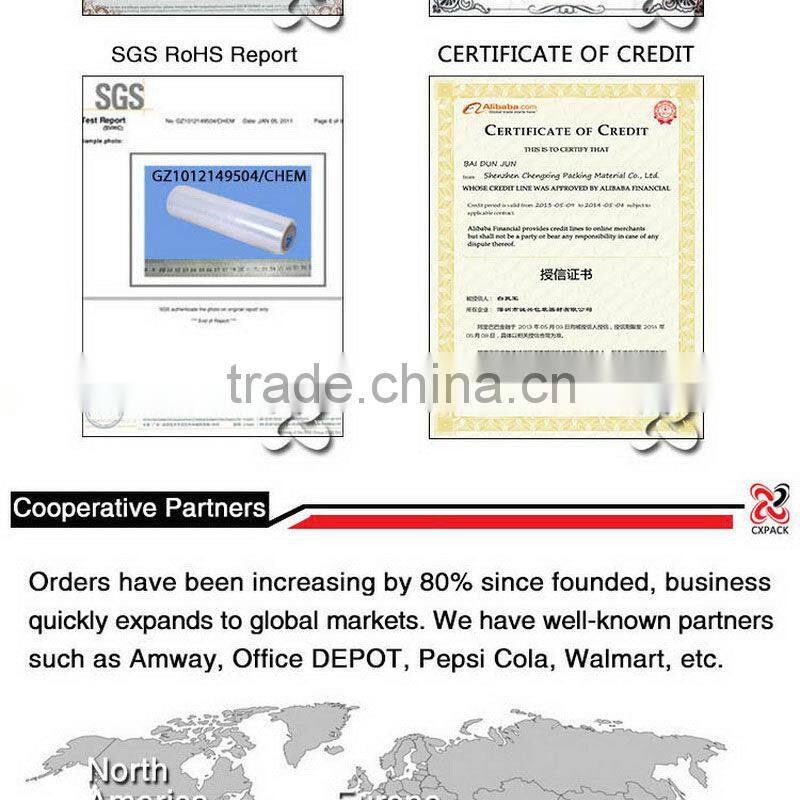 Made in China Factory reasonable price LLDPE stretch film for hand using