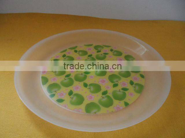 13" Plastic round PP food Tray
