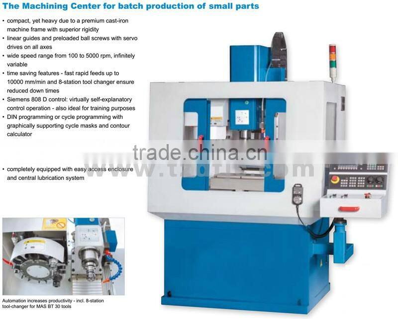 CNC Vertical Machining Center - EcoCenter 250 for batch production of small parts