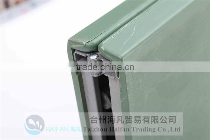 durable 152cm green plastic folding army dining table and chair/high quality plastic dining table for army