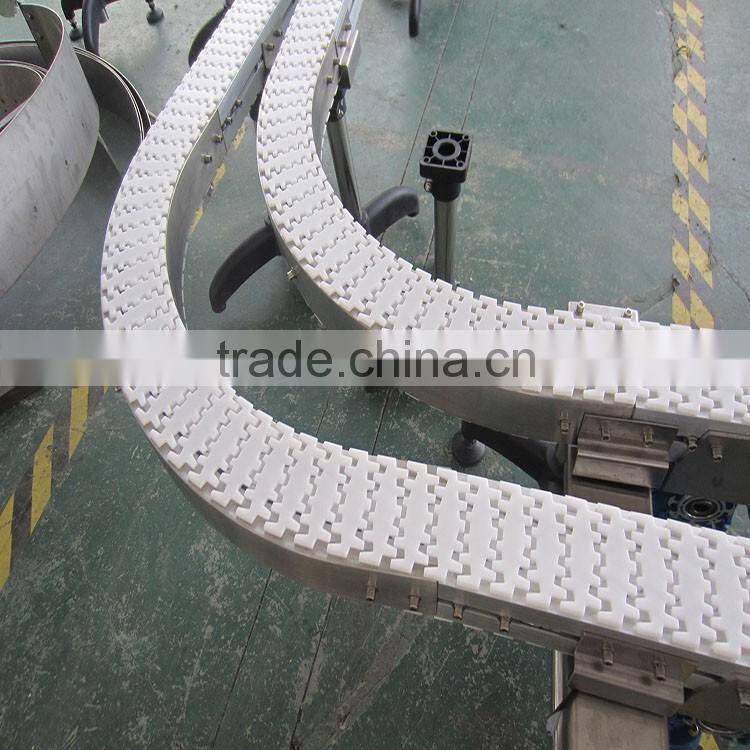 Curve Running Multiflex Flexlink Aluminum Conveyor