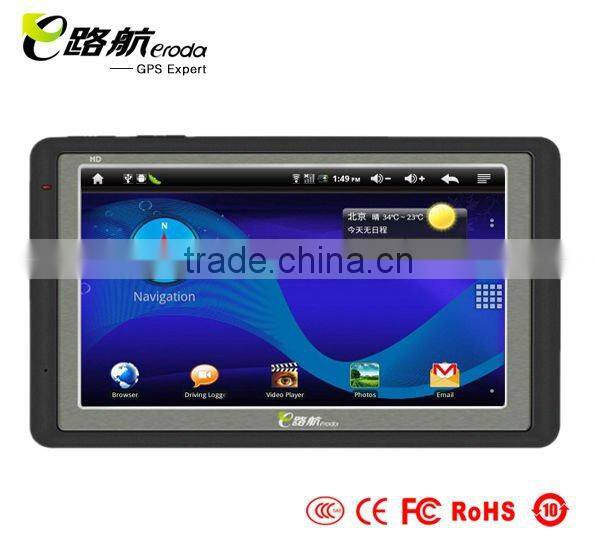 Andriod 2.2 gps navigation7''MID 800MHz/Flash10.1/3G/wifi GPS function,car recorder