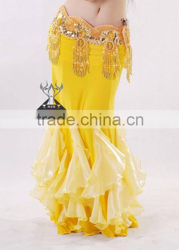 Fish Mermaid Belly Dance Costume Skirts for Performance (QC1356)