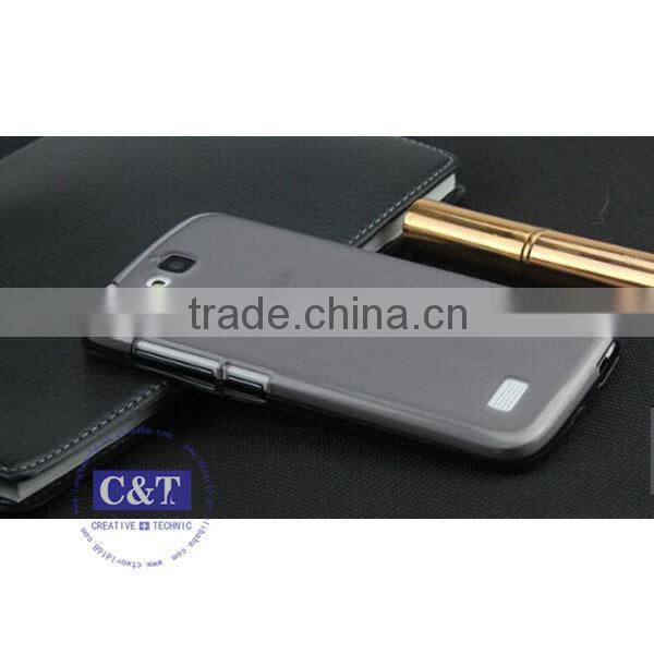 C&T 2015 the new unique flexible gel rubber tpu case for huawei honor holly